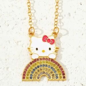 NWT Hello Kitty Rainbow Necklace